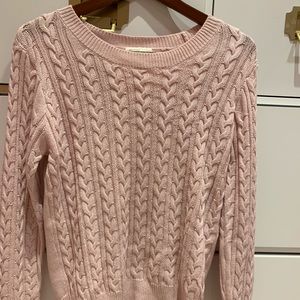 pink sweater